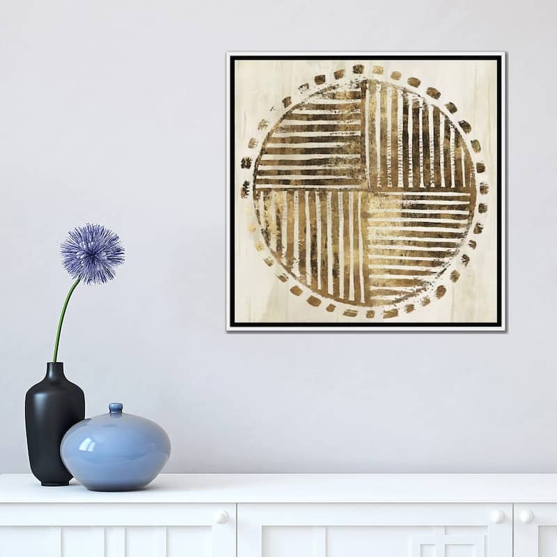 iCanvas "African Lines I" by Eva Watts Framed Canvas Print