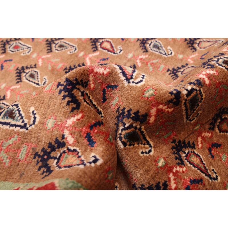 ECARPETGALLERY Hand-knotted Anadol Brown Wool Rug - 3'6 x 10'4