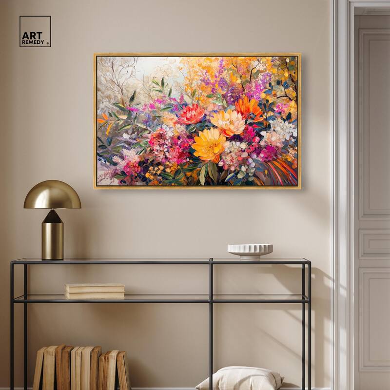 Amber Auras Canvas by Art Remedy