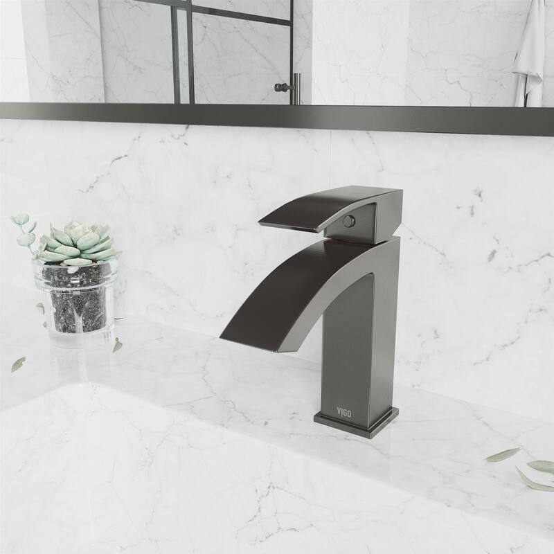 VIGO Satro 7" H Single Handle Single Hole Bathroom Faucet