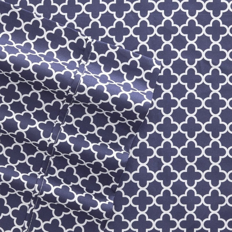 Becky Cameron Ultra Soft Printed 4-piece Deep Pocket Bed Sheet Set