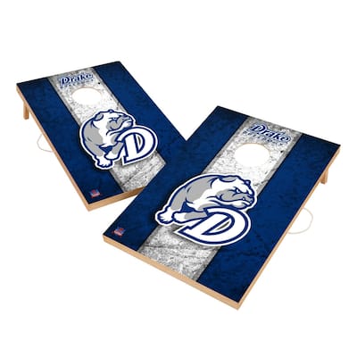 Vintage Drake University Bulldogs Regulation 2x4 Cornhole Set
