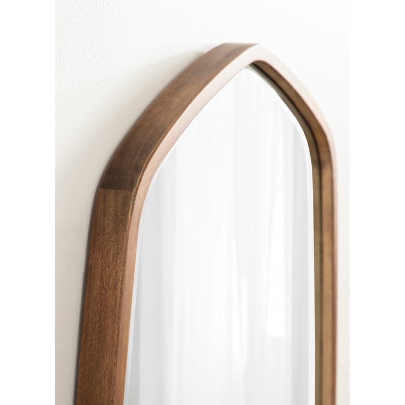 Kate and Laurel McLean Oval Wood Framed Mirror
