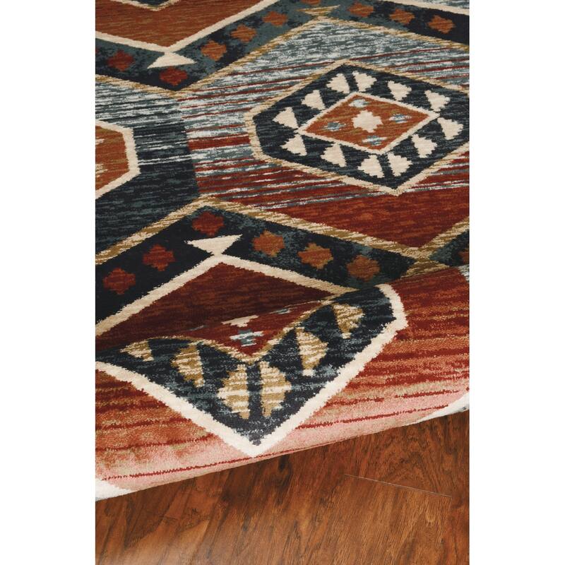 Porch & Den Cornelian Cornelian Red Artisan Rug