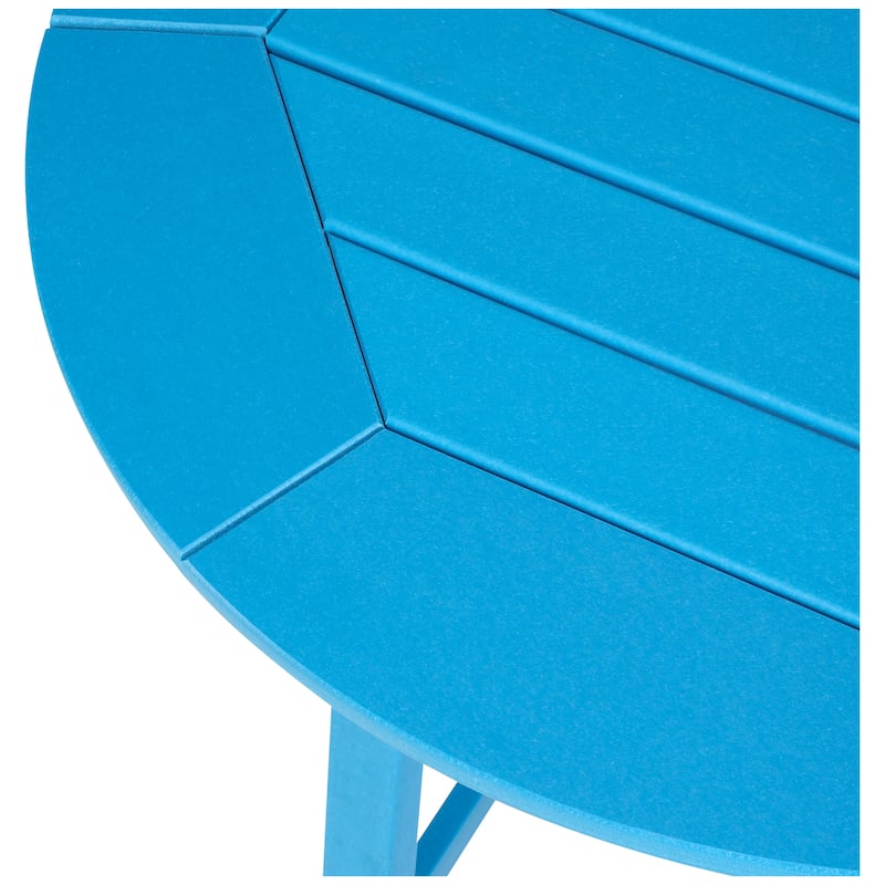 Polytrends Laguna Hdpe All Weather Outdoor Patio 35" Round Bar Table