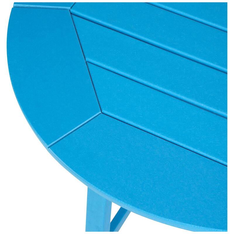 Polytrends Laguna Hdpe All Weather Outdoor Patio 35" Round Counter Table