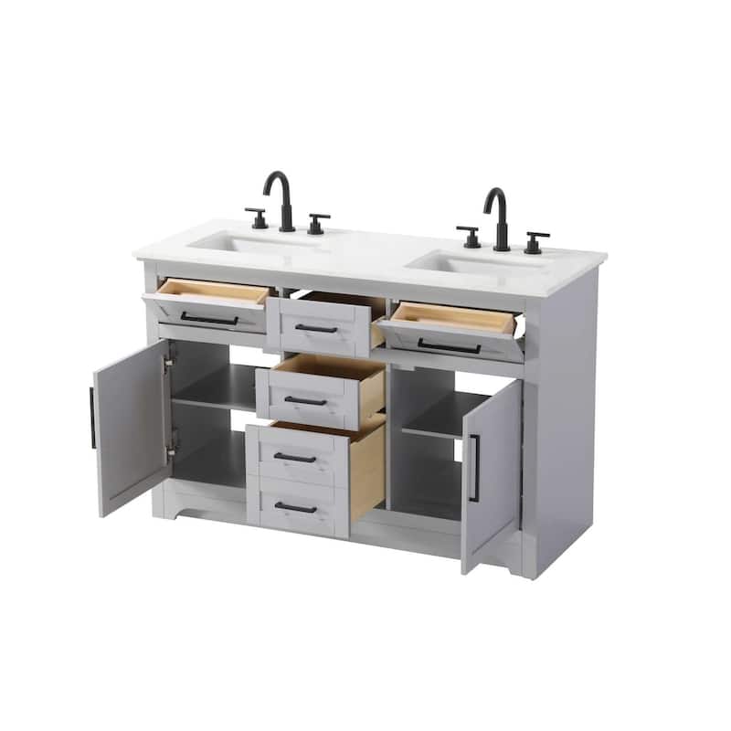 Nathaniel Double Bathroom Vanity (54-84 inch)