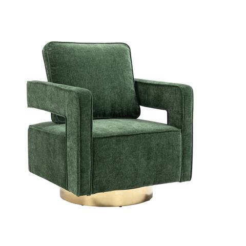30.7"W Swivel Accent Chair Modern Comfy Sofa Chair, Club Chair Leisure Arm Chair