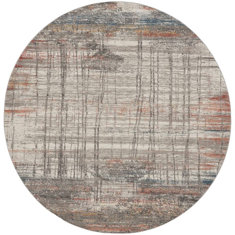 Nourison Rustic Textures Abstract Rustic Area Rug
