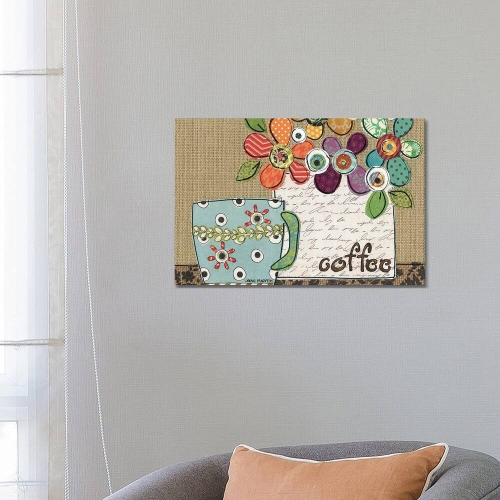 iCanvas "Coffee Shower" by Jamie Morath Canvas Print