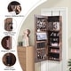 preview thumbnail 8 of 29, Costway Door Wall Mount Touch Screen LED Light Mirrored Jewelry - See Details