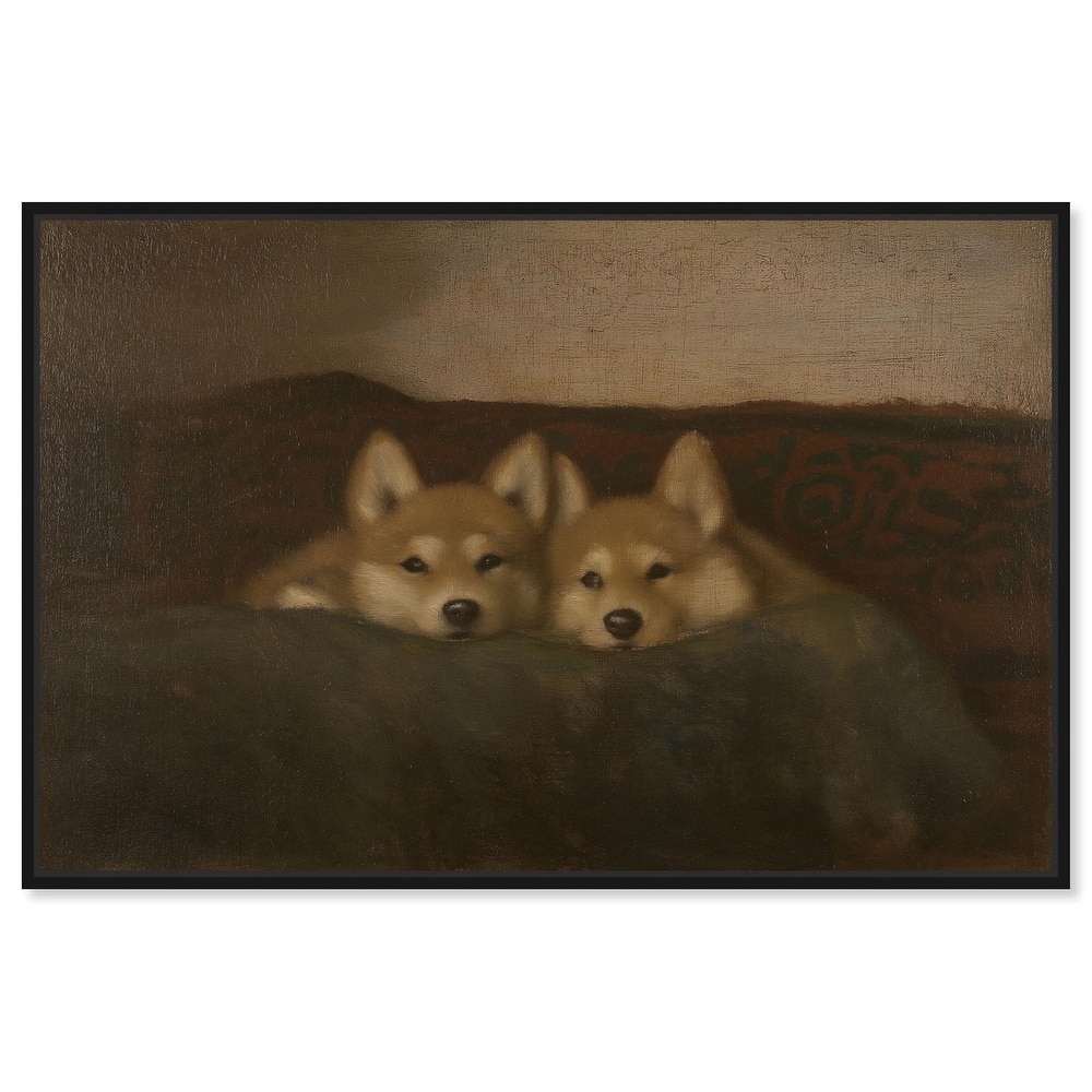 Rustic Dog Days Canvas by Art Remedy