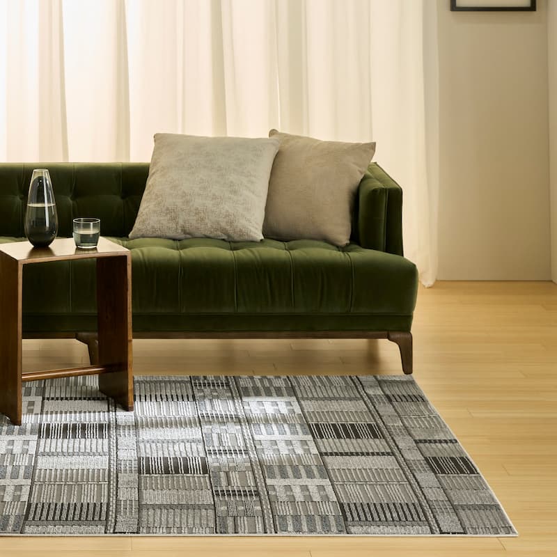 Nourison Nordic Indoor only Geometric Area Rug