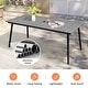 preview thumbnail 4 of 35, Pellebant Outdoor Aluminum Rectangular Dining Table