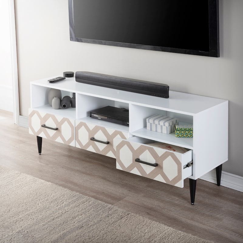SEI Furniture Eltisley TV Stand with Storage for TV's up to 52" - 54 inches in width