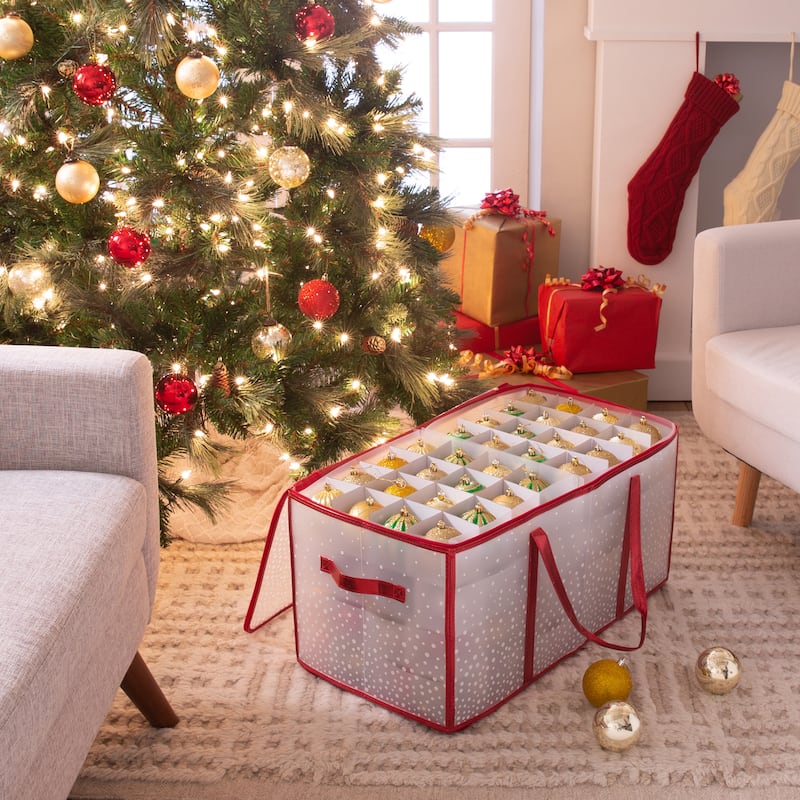 Simplify 128 Count Ornament Storage Organizer