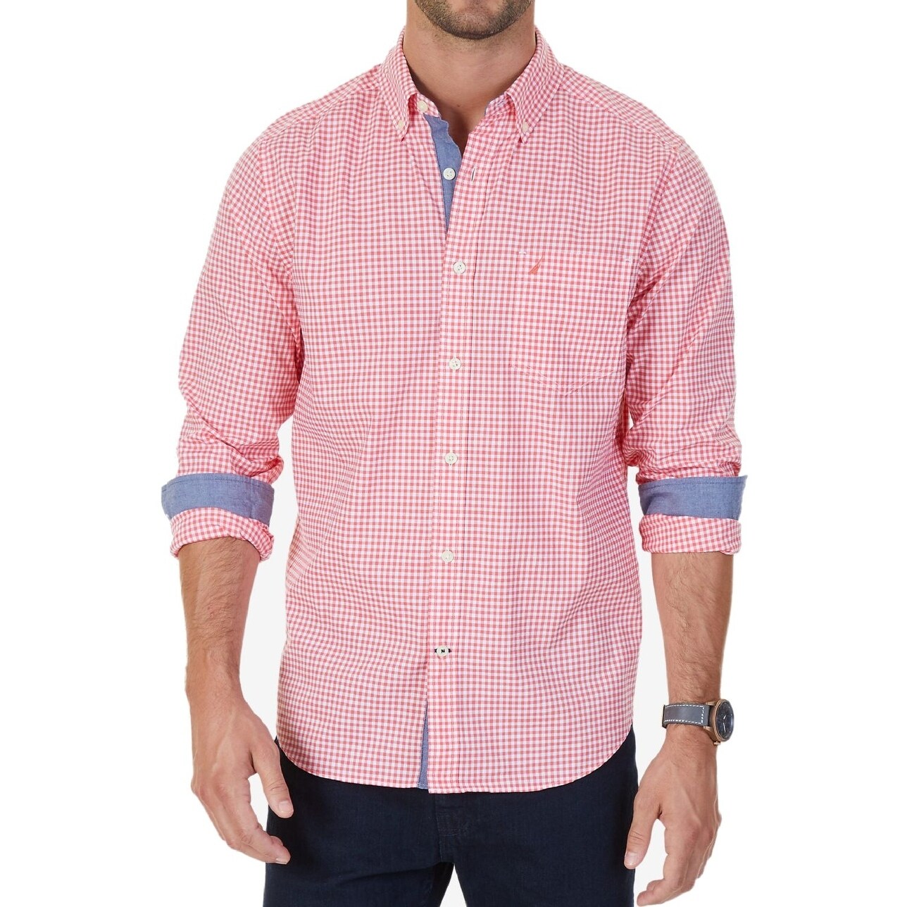 nautica white dress shirt
