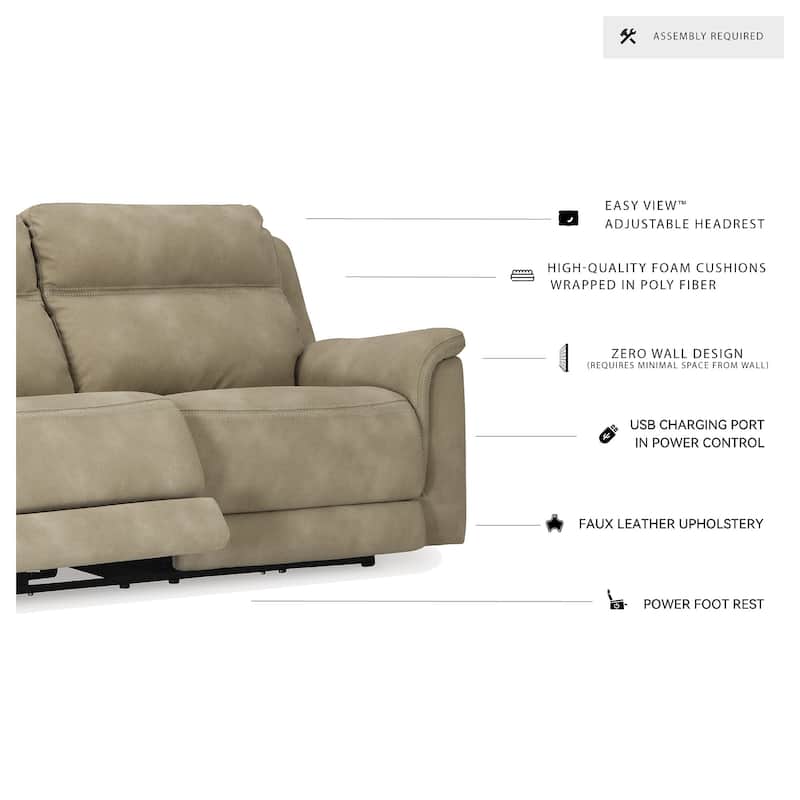 Signature Design by Ashley Next-Gen DuraPella Adjustable Power Reclining Sofa