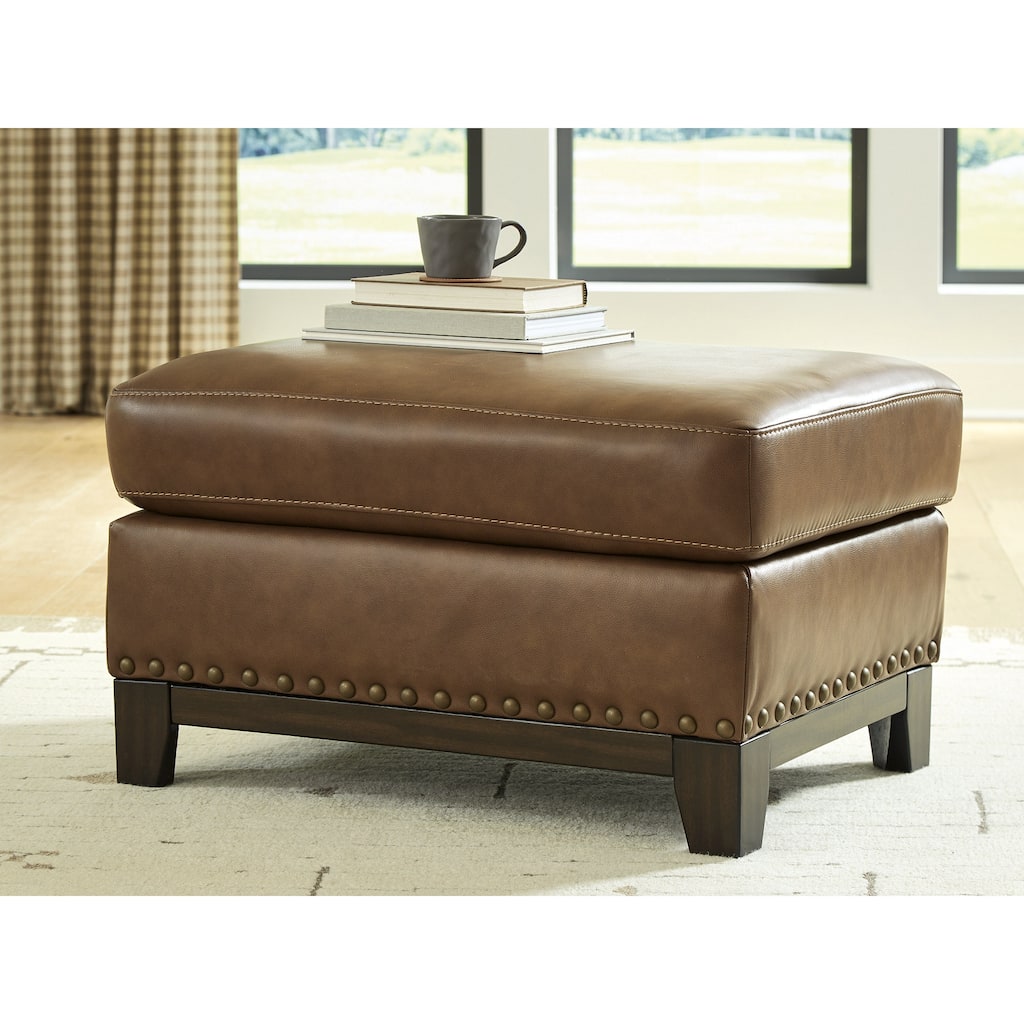 Signature Design by Ashley Brendola Brown Ottoman