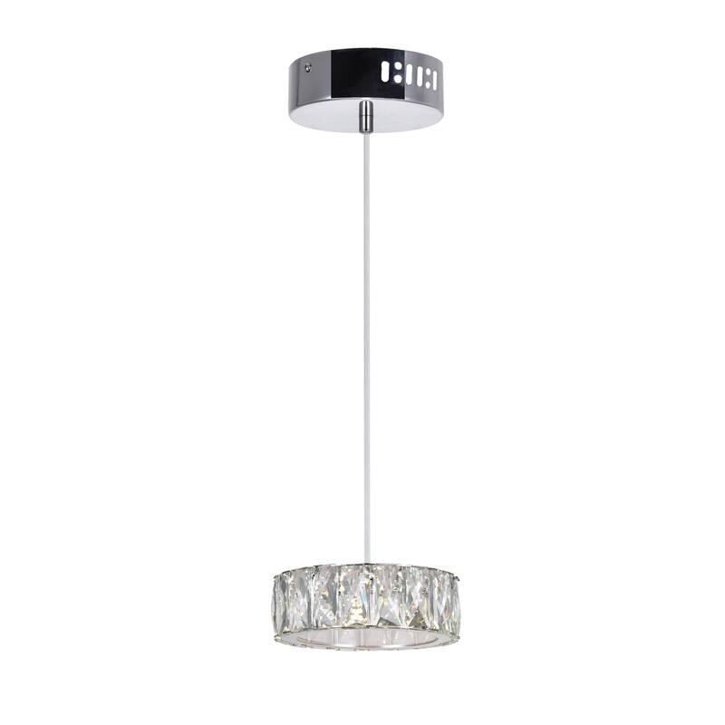 Milan LED Mini Pendant With Chrome Finish - Chrome