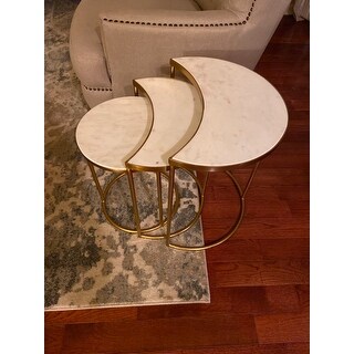 Shop Crescent Nesting Tables By Inspire Me Home Decor Overstock