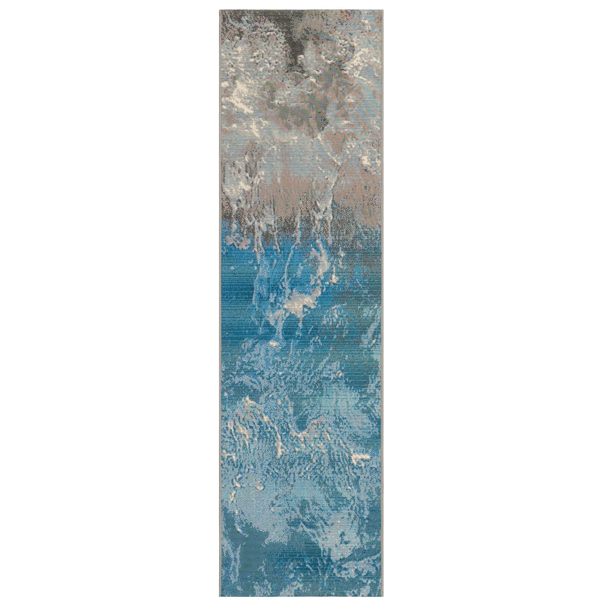 Lush Decor Marina Surf Indoor/Outdoor Rug