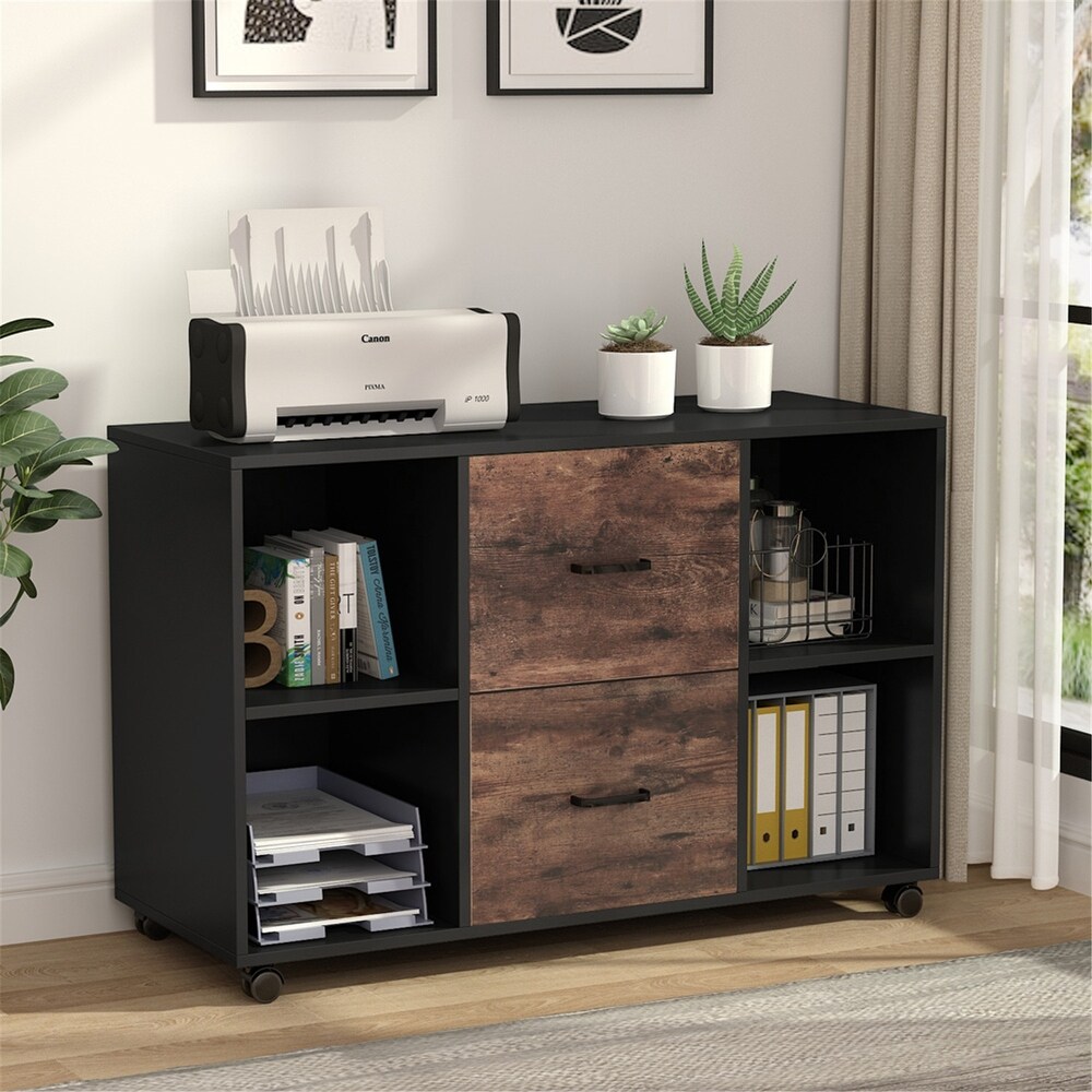 Cabinet Lateral Filing Cabinet with 2 Drawers