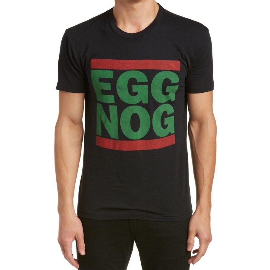 Shop Body Rags Clothing Co New Black Mens Large L Egg Nog Graphic