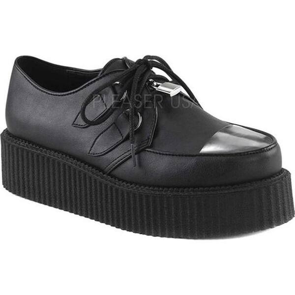 Shop Demonia Men S V Creeper 515 Oxford Black Vegan Leather