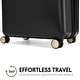 preview thumbnail 4 of 18, ELLE Louvre 2 Piece Expandable Polycarbonate Spinner Luggage Set