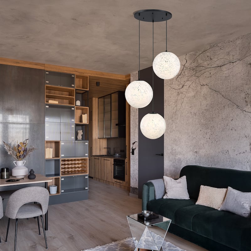 Designers Fountain D282M-3CHC Circo 3 Light 30" Wide Chandelier