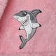 preview thumbnail 14 of 17, Sweet Kids 100% Polyester SUPER PLUSH Double Brushed Hooded Bathrobe - SHARK