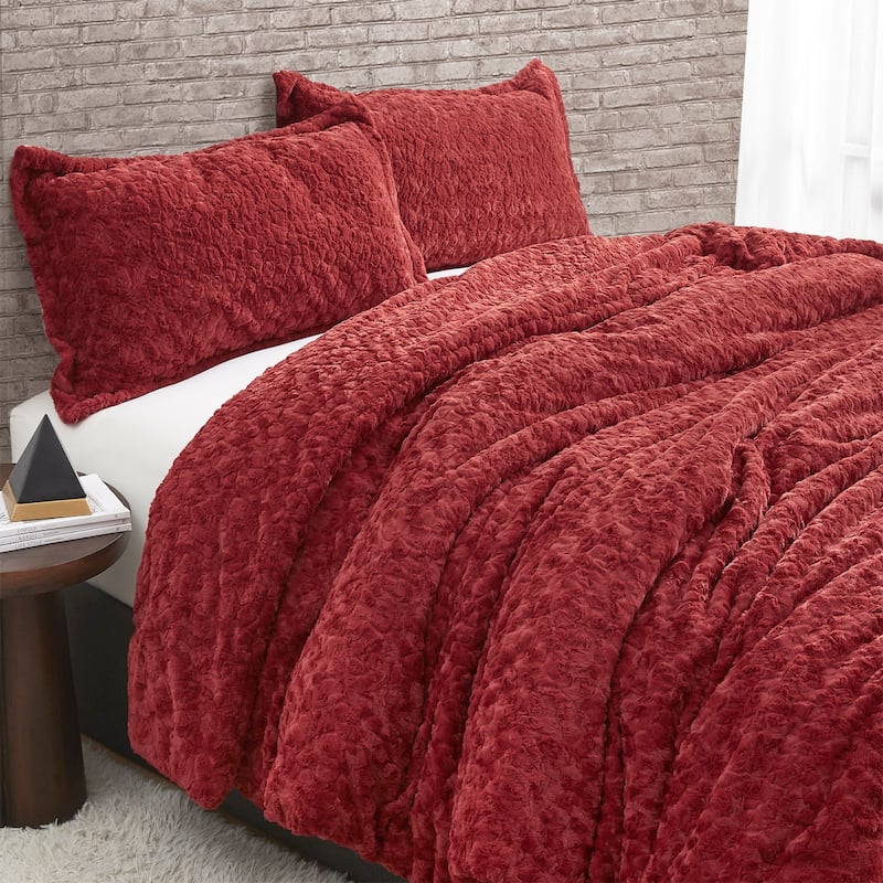 Obsessed - Coma Inducer® Oversized Comforter Set - Deepest Red