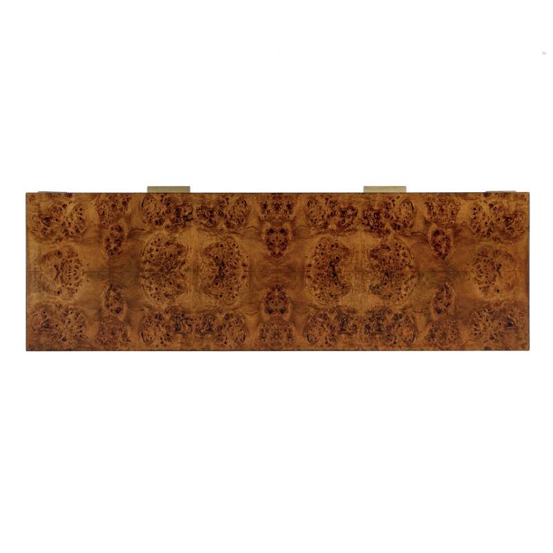 Kai 2 Drawer 46" Burl Wood Console Table