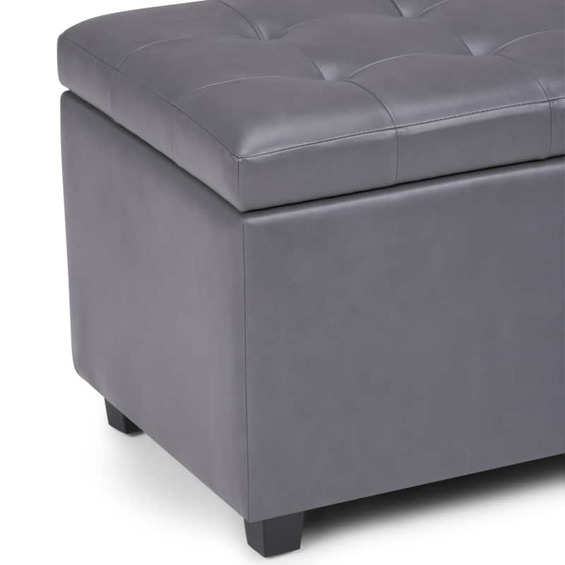 WYNDENHALL Essex 34-in. Wide Rectangular Storage Ottoman