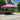 Pink Flat top outdoor Tent with roof without enclosure - 118.11"x 118.11"x 98.43"INCH