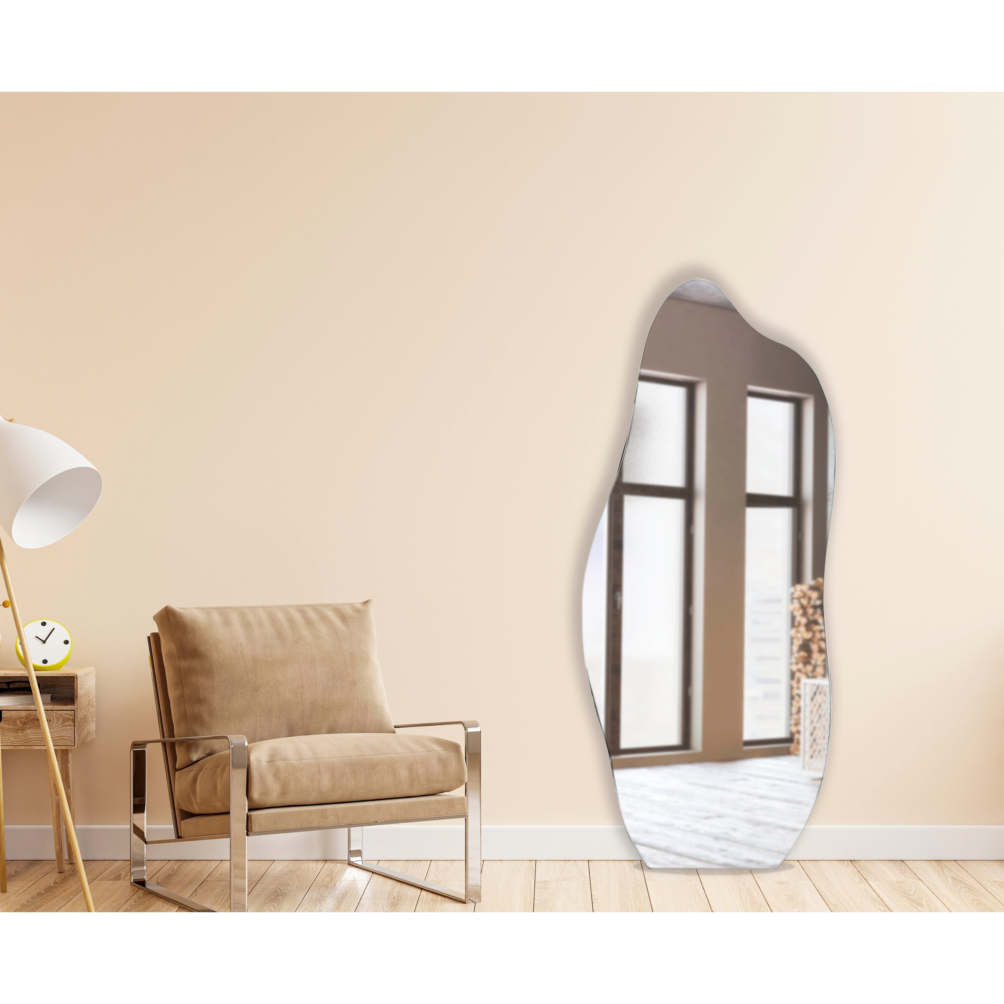 Irregular Mirror Home Decor, Asymmetrical Wall Decor, Aesthetic