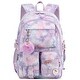 preview thumbnail 7 of 16, Backpacks 15.6 Inch College Backpack Elementary Middle High School Bag Large Cute Bookbags Anti Theft Travel Back Pack Tie-dye Purple