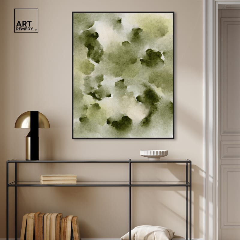 Art Remedy Scented Cedar Framed Watercolor Boho Abstracts