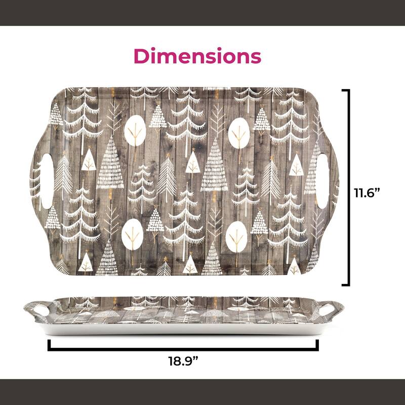 Pimpernel Christmas Trays Set
