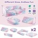 preview thumbnail 3 of 8, Gymax 10 Pcs Modular Kids Play Couch Sectional Sofa Glow in the Dark