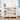HOMCOM Farmhouse Sideboard Buffet Cabinet, Coffee Bar Cabinet with Storage Shelves, Kitchen Cabinet with 2 Framed Glass Doors