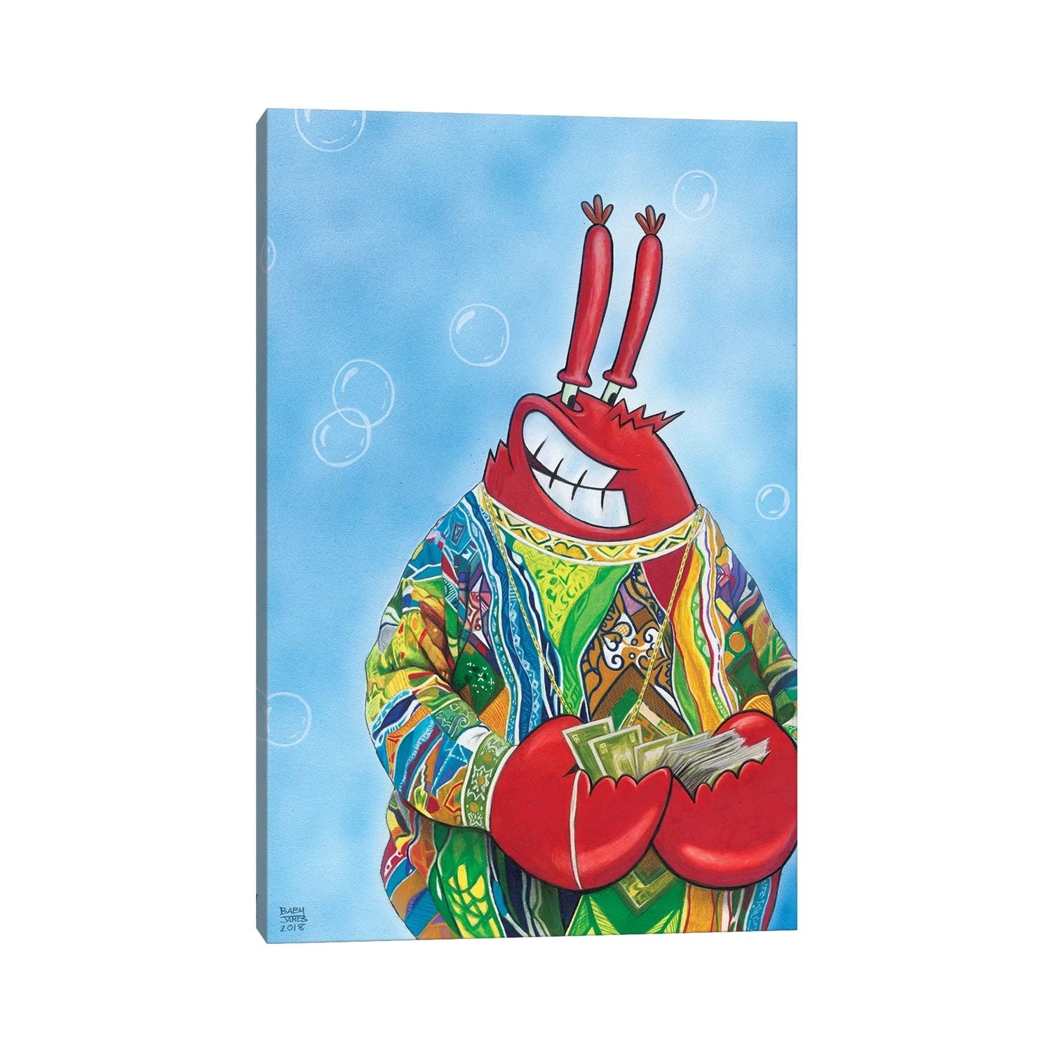 Mr Krabs Money Bath