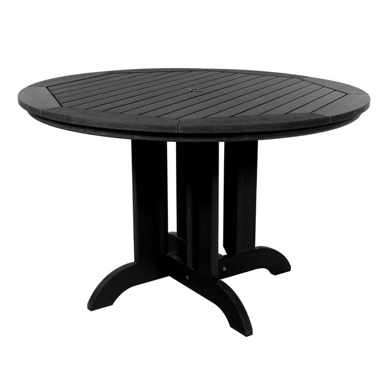 Highwood Commercial Grade 48" Round Dining Height Table - Black