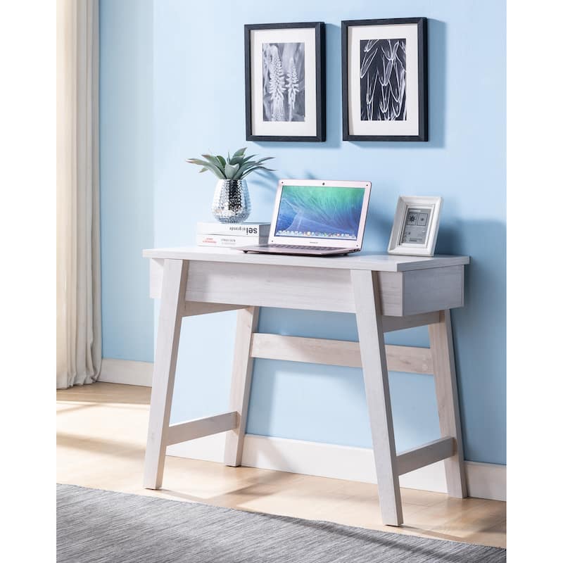Furniture of America Gino Modern 36-inch Lift-Top Standing Desk - White Oak