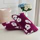 3-Piece Floral Printed Sherpa-Backing Reversible Comforter Set