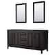 Option Dark Espresso, Black Trim, No Top