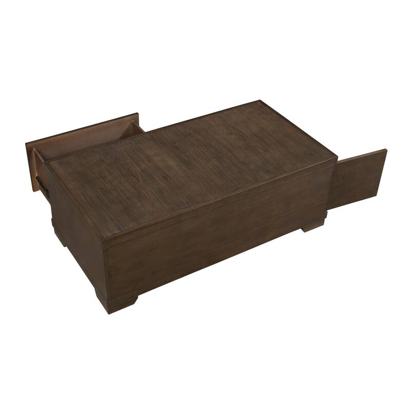 Sinclair Rectangular Wood Cocktail Table