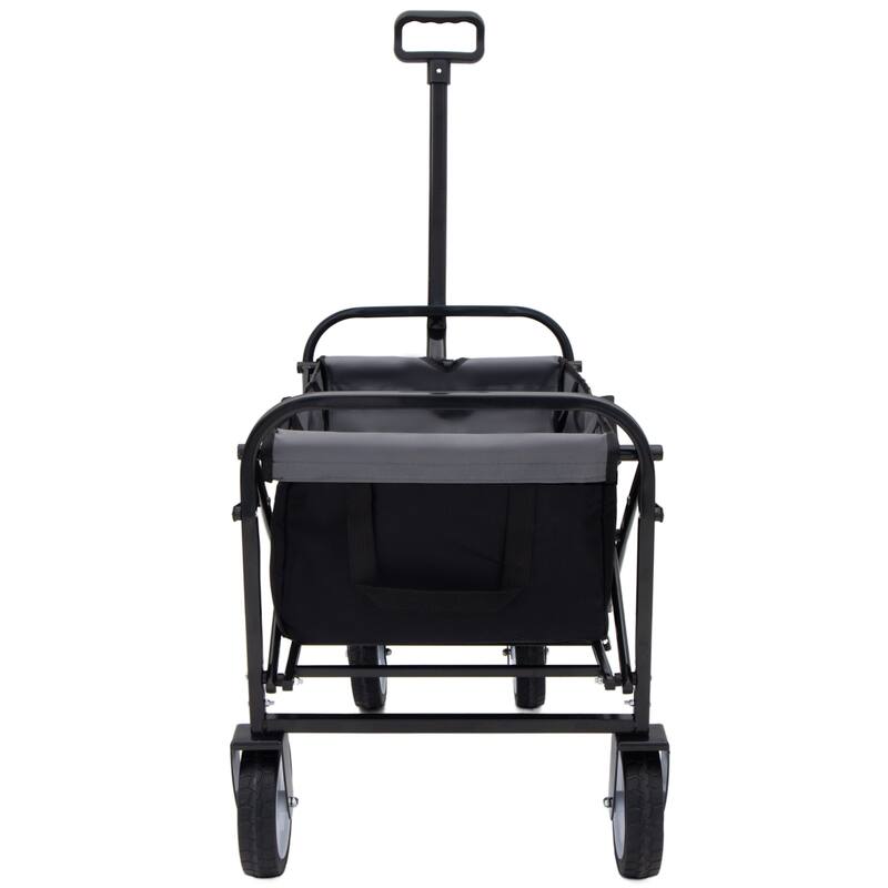 225 lb Collapsible Wagon Cart with Strapping System