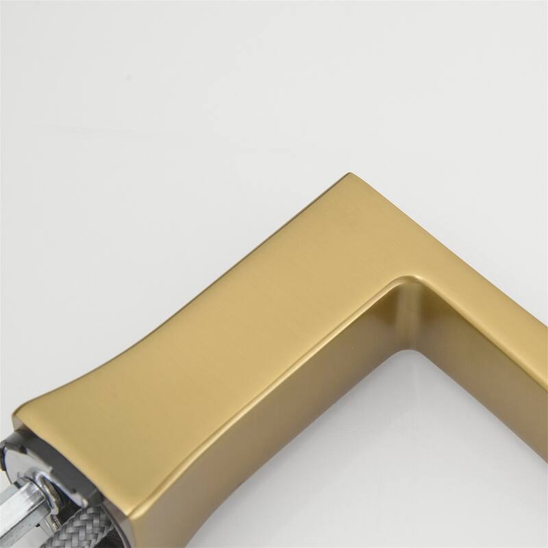 Waterfall 8 Inch Widespread Bathroom Faucet with Pop-up Drain Kit Brass Double Handle Modern Bathroom Sink Vanity Taps